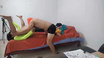 I help my step cousin to fuck a whore