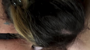 Hot woman deepthroating huge cock