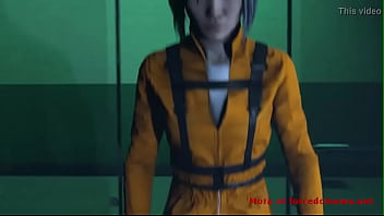 Animated asian girl sucks and fucks in jail