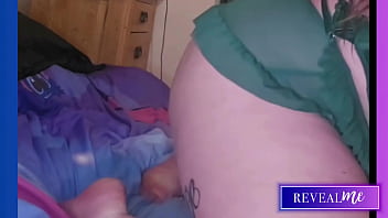 Revealme curvy babe's sensual ass & pussy tease dildo ride and fingering fun