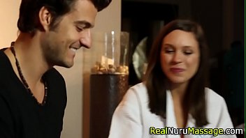 Lingerie masseuse banged