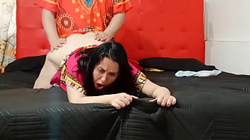 Big ass indian stepmom fucks her stepson while the cuckold and his stepsister are not home