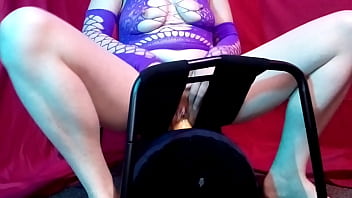Sexy booty and sex chair play