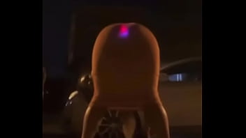 Check what is blinking in this girl's ass