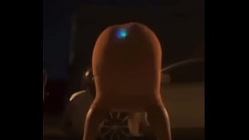 Check what is blinking in this girl's ass