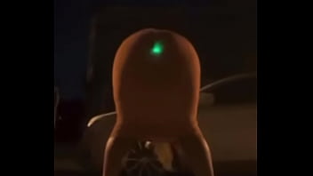 Check what is blinking in this girl's ass