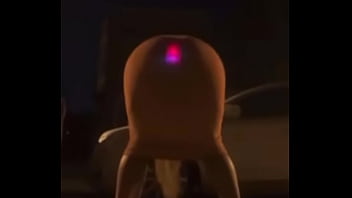 Check what is blinking in this girl's ass