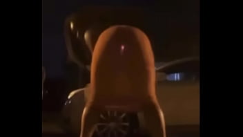 Check what is blinking in this girl's ass