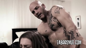 Religious stepmom convince her lesbian stepdaughter into straight sex