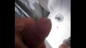 Cute petite latina cums in the bathroom