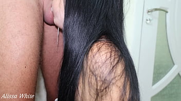 Close up delicious and slow deepthroat with load cumshot