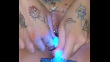 New Amateur Side Show Early Winter Special Progress On Stretching My Piss Hole Watch My Smooth Wet Pussy Cum From The Training Big Natural Tits Glowstick Show Watch Till The End thumbnail