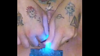 New amateur side show early winter special progress on stretching my piss hole watch my smooth wet pussy cum from the training big natural tits glowstick show watch till the end