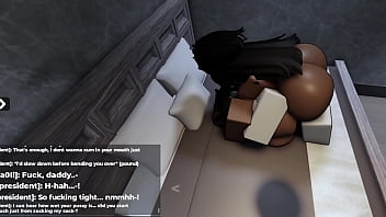 Roblox came all over her tits
