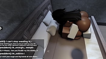 Roblox came all over her tits