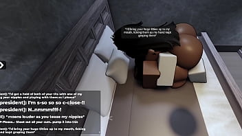 Roblox came all over her tits