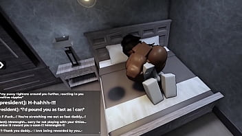 Roblox came all over her tits