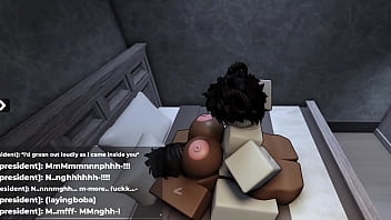 Roblox came all over her tits