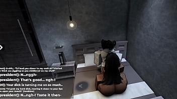 Roblox came all over her tits