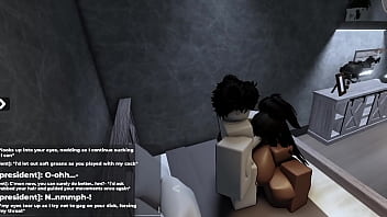 Roblox came all over her tits