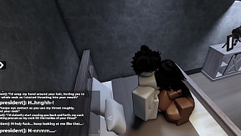 Roblox came all over her tits