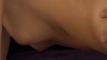 Bella’s pretty meaty pussy and a perfect ass cumshot