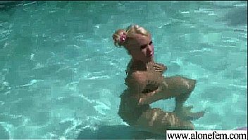 Hot sexy girl insert sex toys in her holes vid 13