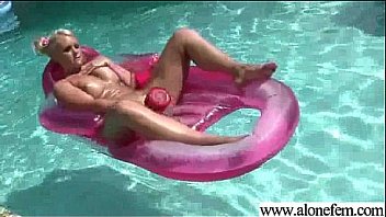 Hot sexy girl insert sex toys in her holes vid 13