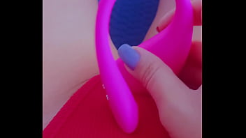 Pov toy stunning babe plays with her lush