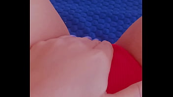 Pov toy stunning babe plays with her lush