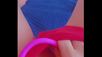 Pov toy stunning babe plays with her lush