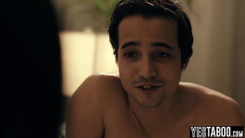 Stepsister gets her big tits latina teen bestie for her horny stepbrother to fuck