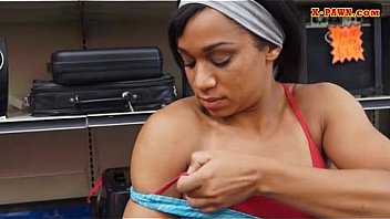 Gym trainer gets banged at the pawnshop