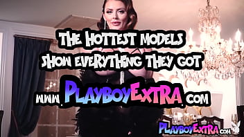 Bombastic brunette milf revealing her huge boobs and her fresh pussy