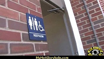 Ebony Hottie Milking Cocks In The Gloryhole 29 thumbnail