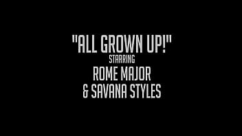 Big booty & boobies savana styles got creampies by rome major