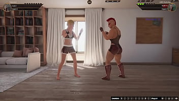 Eleonore vs lillith nf3d female combat apartment