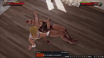 Eleonore vs lillith nf3d female combat apartment