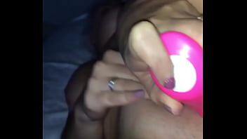 Playing with her pussy