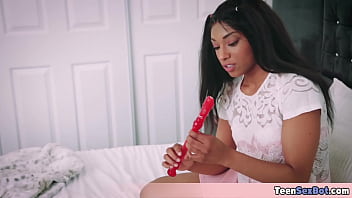 Black stepsister wants to try taboo fucking