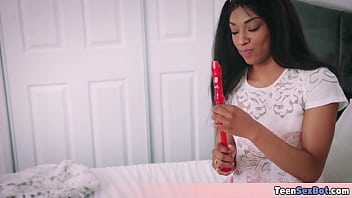 Black stepsister wants to try taboo fucking