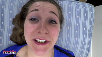 Cute brunette kay lee stuffs her butt with a plug and gets her twat fucked