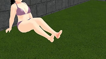 きょう 【ぽっちゃり女子】巨乳が水着でテニスやったらプルプルｗｗｗ【めがね女子】