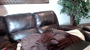 Maxine x takes her long red dildo in the butt as she vibes her clit