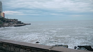 Beautiful young babe exposing her ass tits and cameltoe at the beach