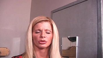 Hot sexy nice body blonde milf gets