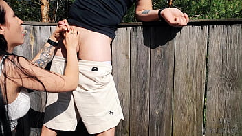 Bts risky outdoor facefuck and cum in throat we did it at the hunting tower