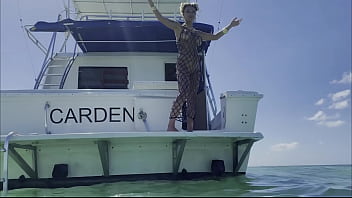 Monika fox swims naked in atlantic ocean & pees on beach free