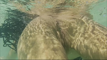 Monika fox swims naked in atlantic ocean & pees on beach free