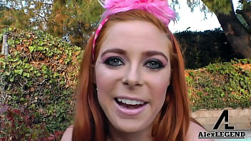 Busty Redhead Penny Pax Face Fucks Alex Legend's Thick Dick thumbnail